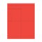 Nevs 4" x 5" Laser Sheet Labels Flr Red LL-5-4-EF - alternate 2